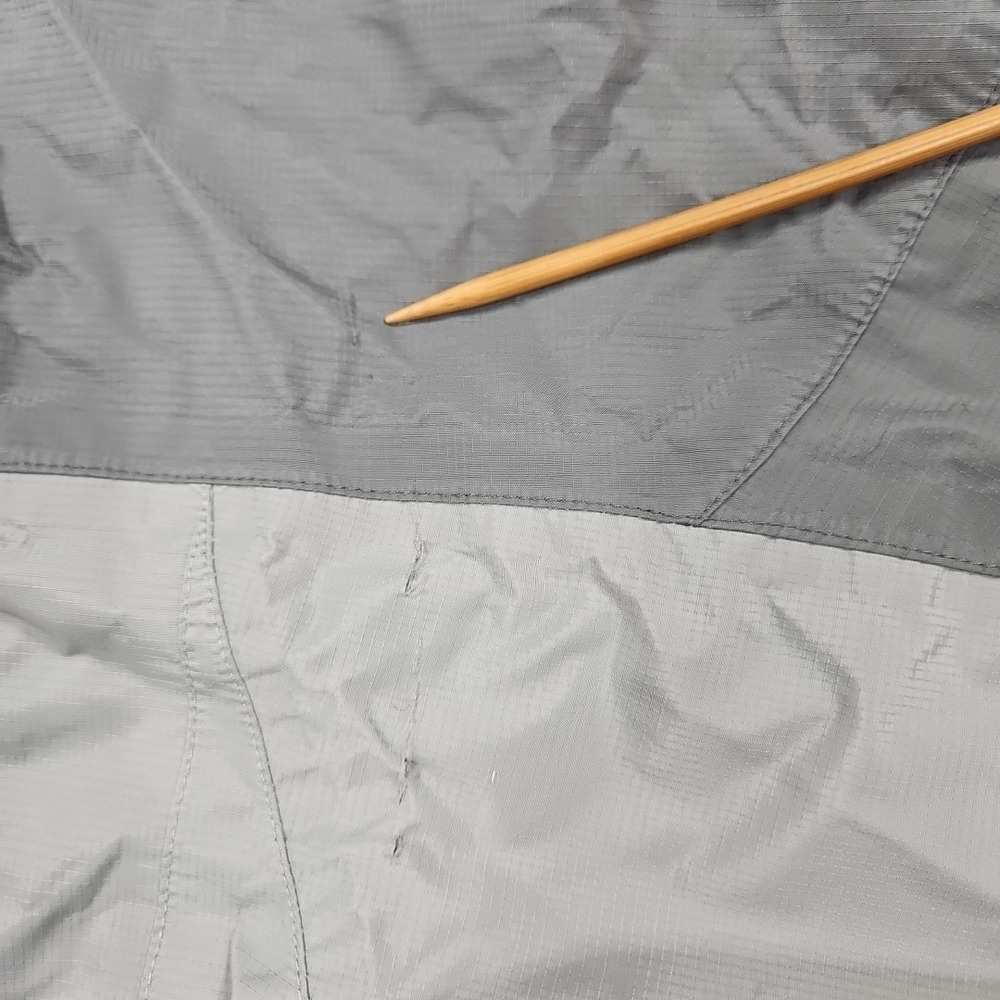 Marmot Jacket Men XL Gray Rain Lightweight Waterproof Hooded Hiking Windbreaker - Picture 3 of 12
